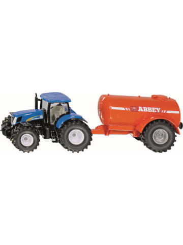 SIKU  Spielzeugfahrzeug Farmer - Traktor mit Ein-Achs-Güllefass, 1:50, ab 3 Jahre