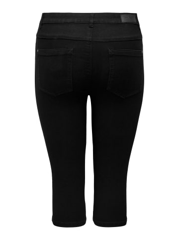 ONLY Carmakoma Jeans-Shorts in Black