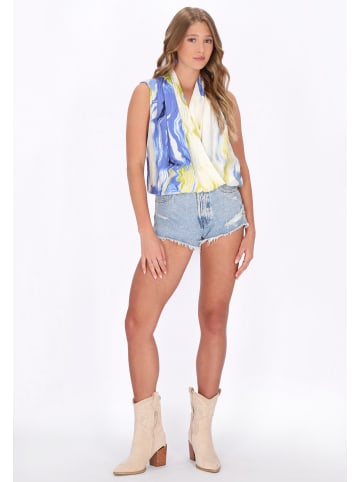 IZIA Women Top in blue