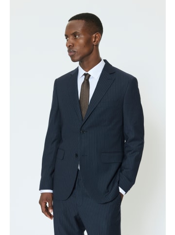 Matinique Blazer MAcharles Gerade Passform in Navy Pinstripe