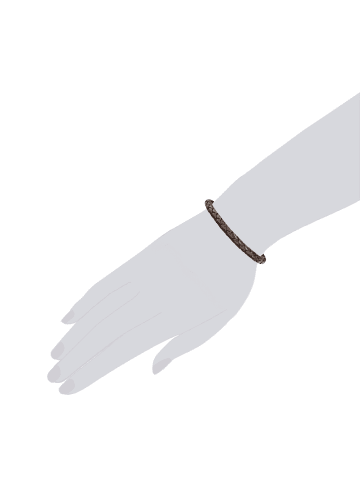 Rafaela Donata Leder-Armband Echtleder in braun