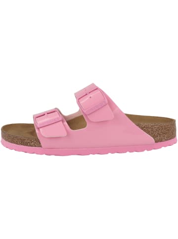 Birkenstock Pantolette Arizona Birko-Flor Lack schmal in pink