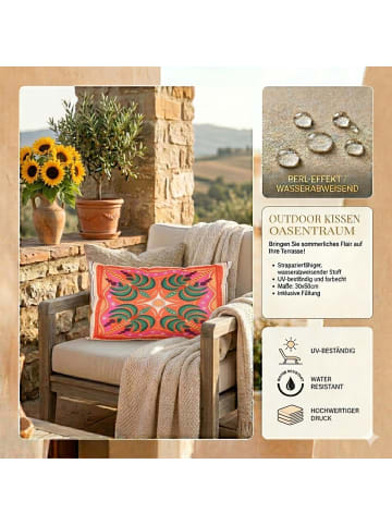 JACK Outdoor Kissen Motiv 30x50cm Oasentraum