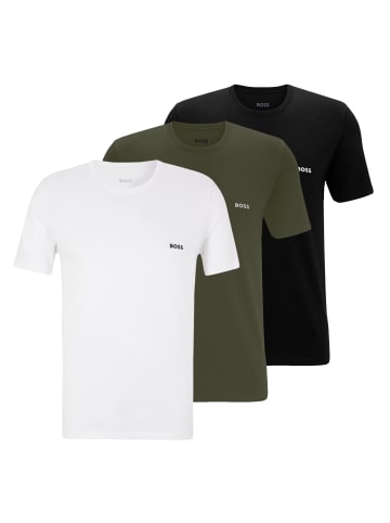 BOSS 3er Pack T-Shirts Crew-Neck in Mehrfarbig