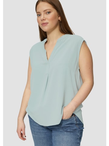 QS Bluse ärmellos in Grün