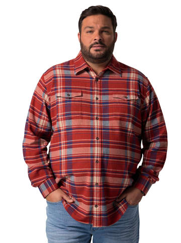 John F. Gee Hemd in ziegelrot