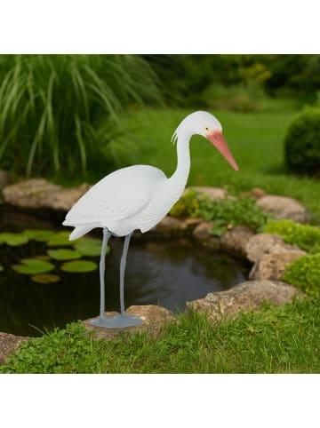 relaxdays Gartendeko Figur "Reiher"