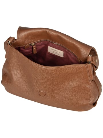 COCCINELLE Satteltasche Rebekka in Cognac