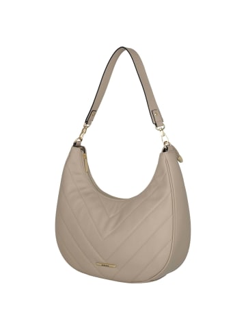 travelite BARBARA Cozy Hobo Bag - Schultertasche 35 cm (schwarz) in sand