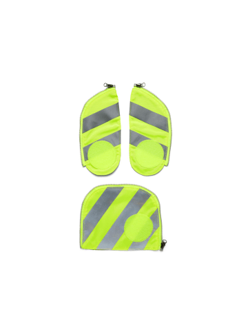 Ergobag Fluo Zip-Set mit Reflektorstreifen in gelb