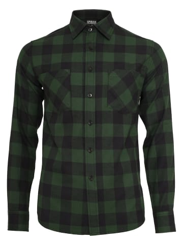 Urban Classics Flanell-Hemden in blk/forest