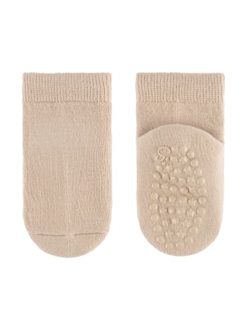 Sterntaler ABS Socken 2er-Pack uni kurz in mittelbraun