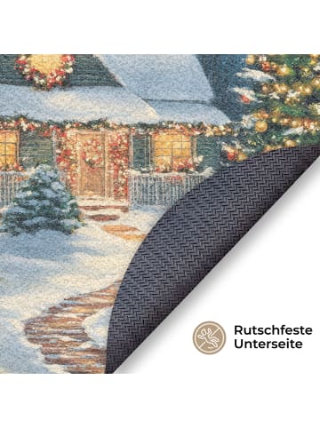 OnlyWow Fußmatte Winter