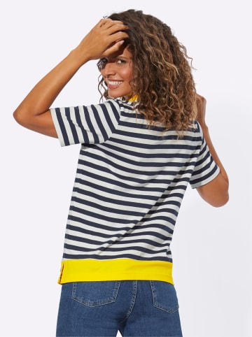WITT WEIDEN Shirt in marine-sonnengelb
