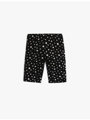 KOTON Leggings in Schwarz Gemustert