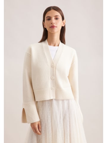 Seidensticker Strick-Jacke Oversized in Ecru