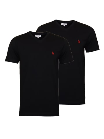U.S. Polo Assn. T-Shirt in schwarz