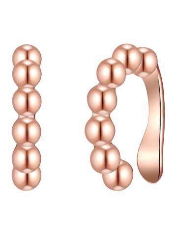 Lulu & Jane Creolen Messing in roségold