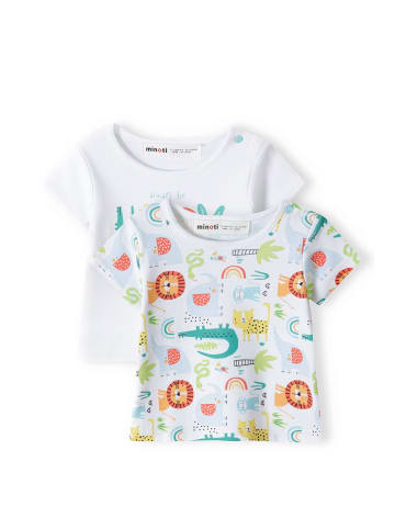 Minoti 2er-Set: T-Shirt savanah 2 in weiß