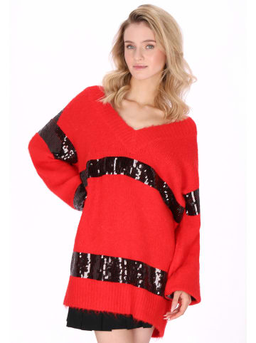 myMo Women Sweater in red