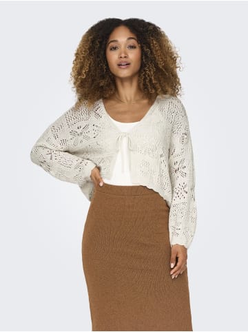 ONLY Strickjacke in Cloud Dancer