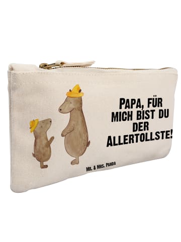 Mr. & Mrs. Panda Pouch Bären mit Hut mit Spruch in Weiß