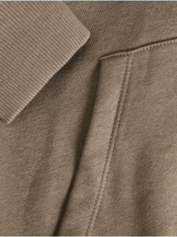 JACK & JONES Junior Sweatshirt JJECALEB VARSITY SWEAT HOODIE JNR in canteen