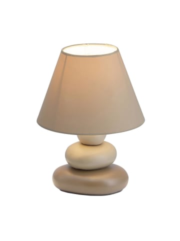 Brilliant Lampe Paolo Tischleuchte braun | 1x D45, E14, 40W, geeignet für Tropfe