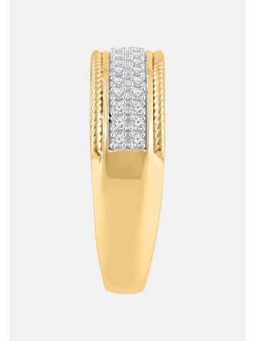 Diamant Exquis Ring aus 375 Gelbgold mit Diamant
