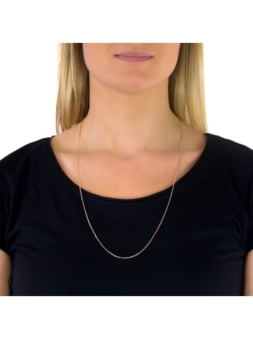 SilberDream 925 Silber, vergoldet (Roségold 333) Damen SilberDream Halsketten  ca. 70cm