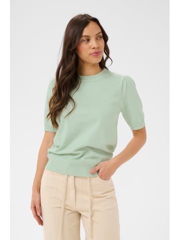 SAINT TROPEZ Strickpullover MilaSZ Classic fit in Cameo Green Melange