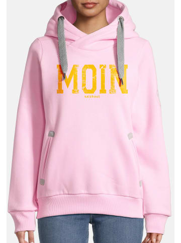 Salzhaut Hoodie SÜNN - MOIN in Rose-Neon Orange