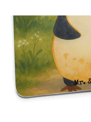 Mr. & Mrs. Panda Bierdeckel Pinguin Luftballon Design ohne Spruch in Weiß