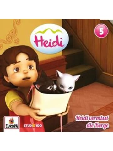 Sony Music Entertainment Hörbuch - Heidi (CGI) - Heidi vermisst die Berge. Tl.5, 1 Audio-CD