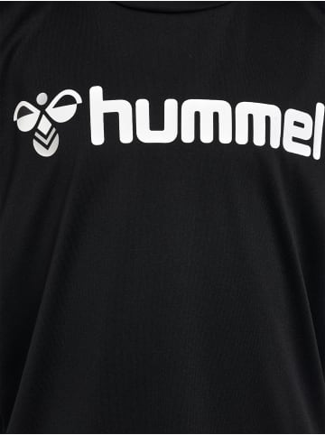 Hummel T-Shirt Hmllogo Kinder in BLACK