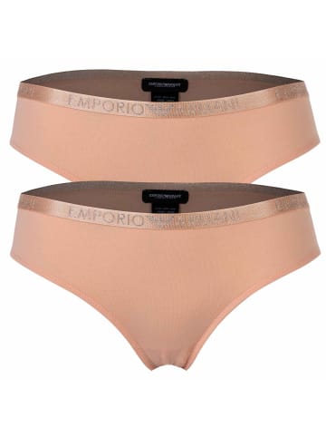 Emporio Armani Slip 2er Pack in Apricot