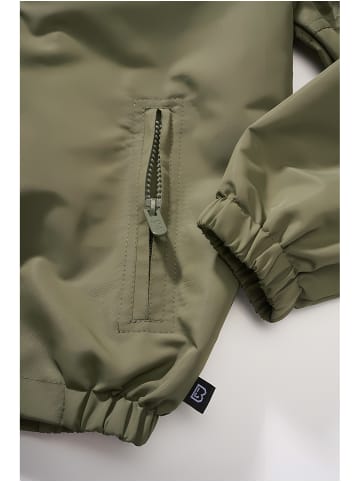 Brandit Kinder Funktionsjacke "Kids Summer Frontzip Windbreaker" in Grün