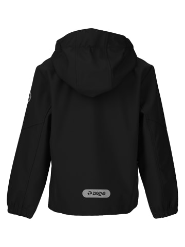 Zigzag Softshelljacke Troy in 1001 Black