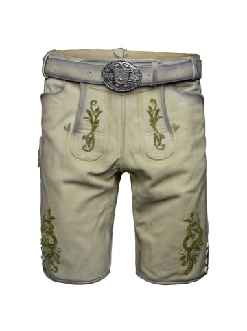 KRÜGER Lederhose Maurus in beige