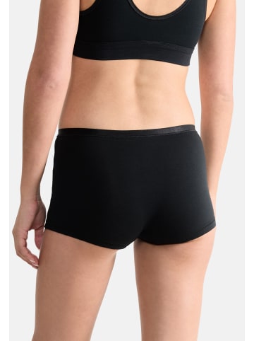 Sloggi Short Slip GO Daily Cotton in Weiß / schwarz