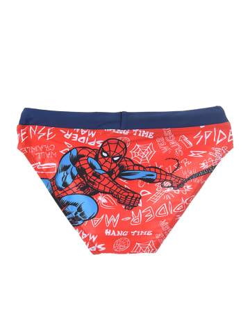 Spiderman Badehose Slip in Rot