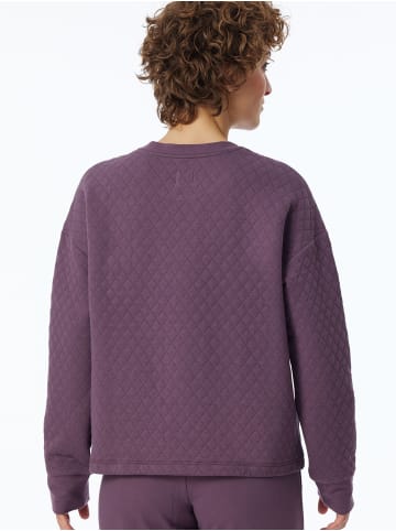 Schiesser Sweatshirt Mix & Relax in malve