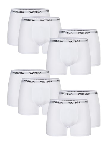 WOTEGA 8er-Set: Boxershorts Joe in Weiß