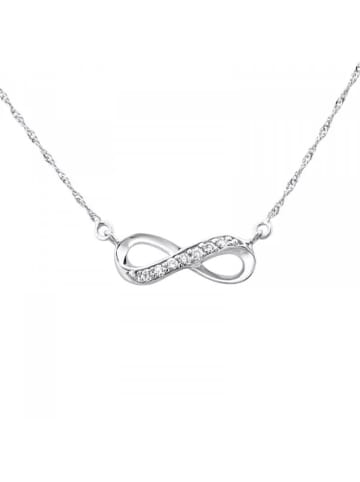 Alexander York Kette mit Anhänger INFINITY Zirkonia in 925 Sterling Silber, 2-tlg.