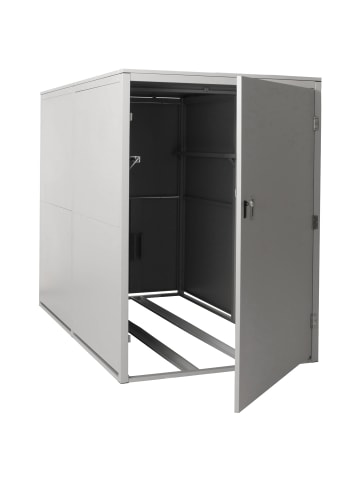 MCW 2er-Fahrradgarage L56c, Hellgrau