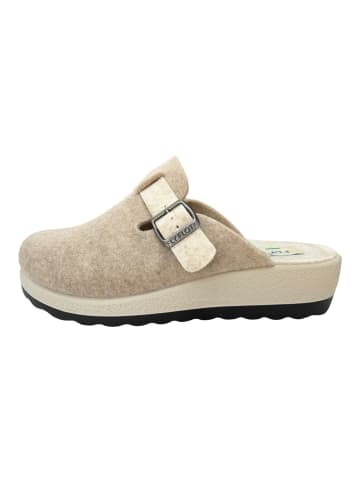 FLY FLOT Hausschuh Pantoffel in beige
