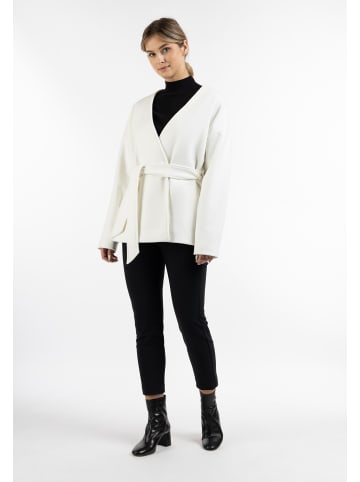DreiMaster Klassik Damen Übergangsjacke Aus Wollgemisch in Wollweiss