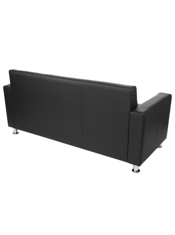 MCW 3er Sofa Pori, Schwarz