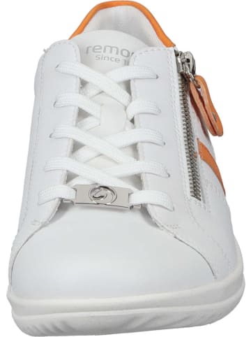 remonte Schnürschuhe in weiss/carrot/silver/white