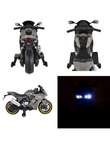 Moni Kinder Elektromotorrad Surfer in grau